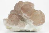 Stepped-Octahedral Fluorite on Quartz - Lupita Mine #210643-1